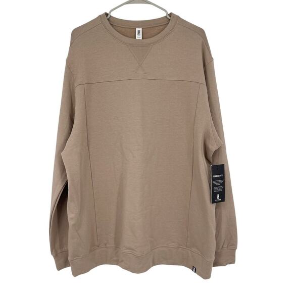 Glyder The Alpine Pullover Hoodie Sweatshirt in Sand Stone Men's XL NEW NWT - Picture 3 of 9